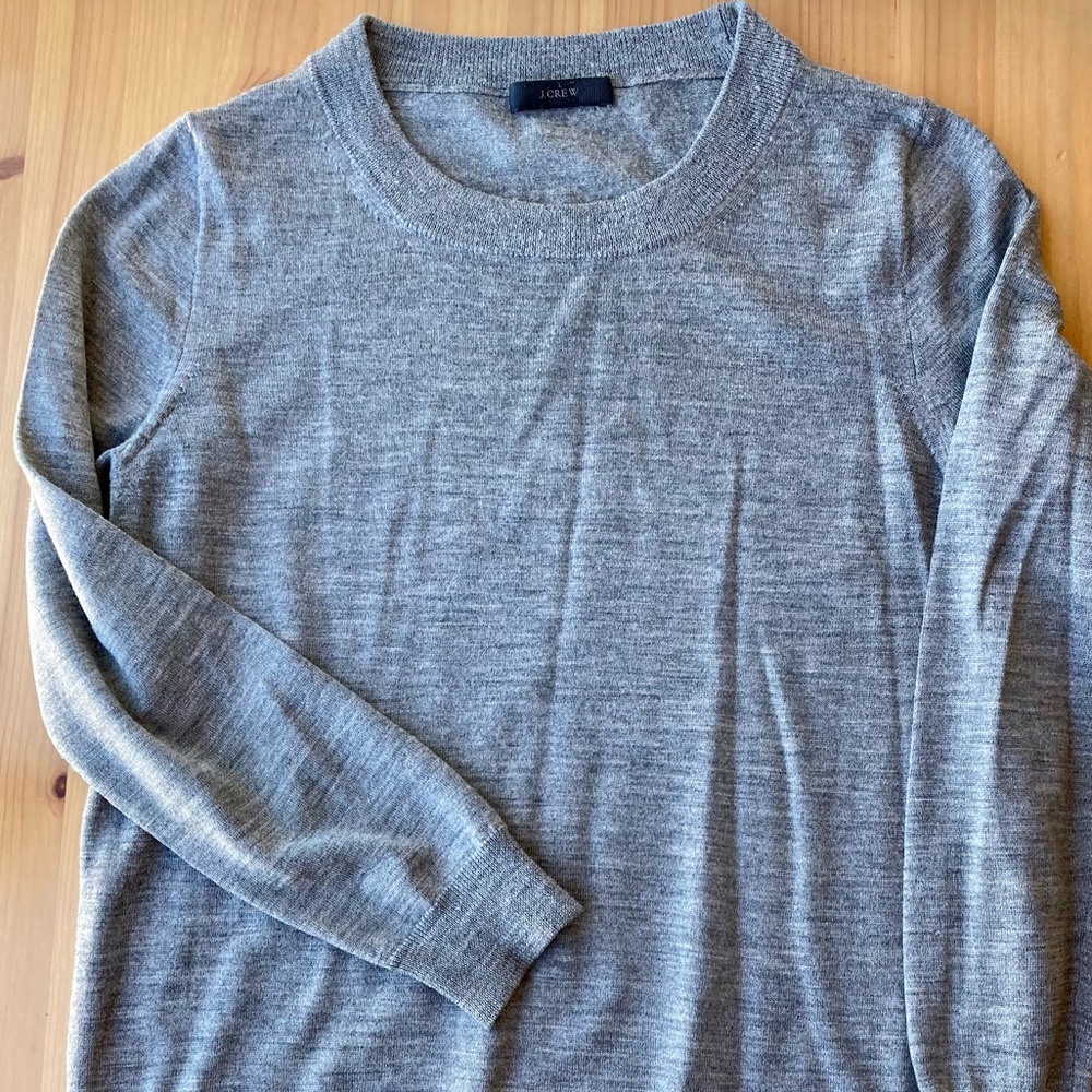 JCrew Tippi Sweater Heather Gray